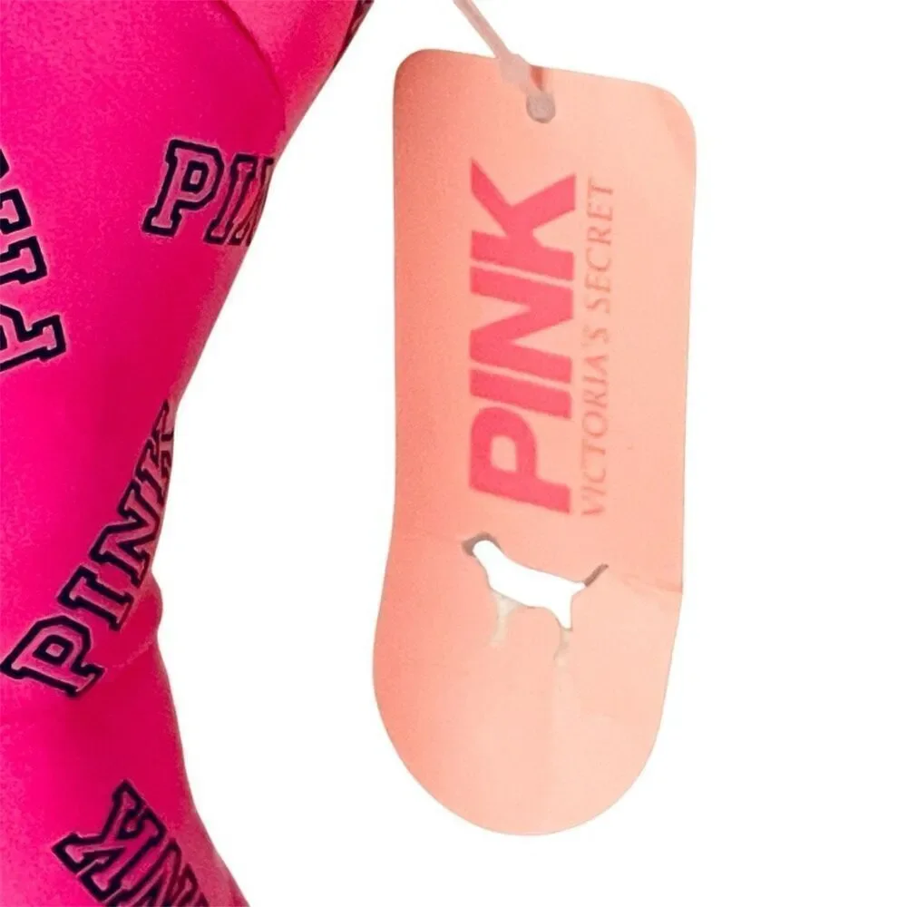 NWT Vintage RARE! Victoria's Secret PINK Jumbo Huge Giant 14” Pink Signature DOG